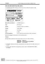 Preview for 12 page of Fromm FS31 Series Manual