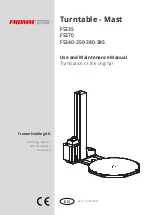 Preview for 1 page of Fromm FS380 Use And Maintenance Manual