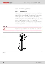 Preview for 42 page of Fromm FS380 Use And Maintenance Manual