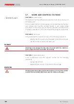 Preview for 58 page of Fromm FS380 Use And Maintenance Manual