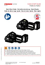 Предварительный просмотр 1 страницы Fromm P328S Quick Start Manual