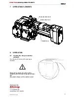 Preview for 9 page of Fromm P356 Operation Manual & Spare Parts List