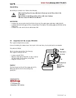 Preview for 14 page of Fromm P356 Operation Manual & Spare Parts List