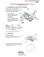 Preview for 5 page of Fromm P403 Operation Manual & Spare Parts List