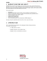 Preview for 14 page of Fromm P403 Operation Manual & Spare Parts List