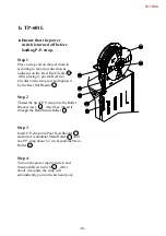 Preview for 13 page of Fromm TP-601D1 Operation Manual & Spare Parts List