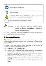 Preview for 4 page of Fromm&Starck STAR PMW 07 User Manual