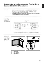 Предварительный просмотр 19 страницы Fronius 250/30 DCD DF Operating Instructions Manual