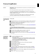 Preview for 21 page of Fronius 63A-3 Operating Instructions Manual