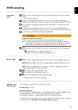 Preview for 39 page of Fronius AccuPocket 150/400 TIG Operating Instructions Manual