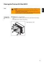 Предварительный просмотр 61 страницы Fronius DC Box 60/12 MET Operating Instructions Manual