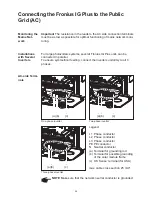 Предварительный просмотр 32 страницы Fronius Fronius IG Plus 100 Operating Instructions Manual