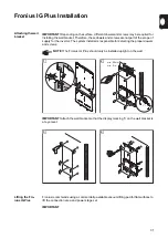 Предварительный просмотр 33 страницы Fronius IG Plus 100 V-1 Operating Instructions Manual