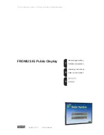 Предварительный просмотр 1 страницы Fronius IG Public Display Operating Instructions Manual