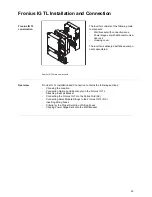 Preview for 25 page of Fronius IG-TL 3.0 Operating Instructions Manual