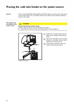 Preview for 22 page of Fronius KD 4000 D-11 Operating Instructions Manual