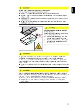 Preview for 21 page of Fronius MagicCleaner 150 Operating Instructions Manual