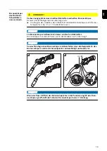 Предварительный просмотр 19 страницы Fronius MHP 400d G ML Operating Instructions Manual