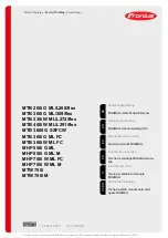 Preview for 1 page of Fronius MHP 550i G ML Manual