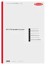 Fronius OPT/i TPS SpeedNet Connector Installation Instructions Manual preview