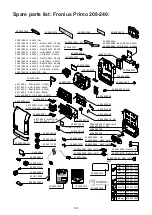 Preview for 160 page of Fronius Primo 208-240 Service Manual & Spare Parts List