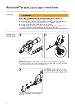 Предварительный просмотр 8 страницы Fronius Robacta PTW 1500 Operating Instructions Manual