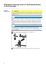 Предварительный просмотр 44 страницы Fronius Robacta Reamer Alu 3000upm Operating Instructions Manual