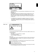 Предварительный просмотр 47 страницы Fronius Selectiva 2100 Operating Instructions Manual