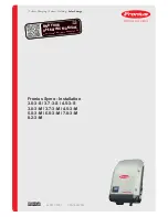 Fronius Symo 3.0-3-M Installation Manual preview