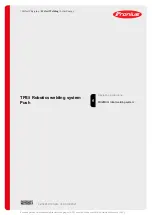 Fronius TPS/i Push Operating Instructions Manual preview