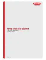 Fronius TRANS STEEL 3500 C0MPACT Operating Instructions And Spare Parts List preview