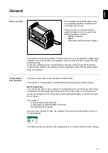 Предварительный просмотр 21 страницы Fronius TransSteel 2200 Operating Instructions Manual