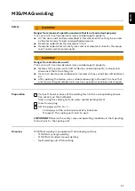 Preview for 67 page of Fronius TransSteel 4000 Pulse Operating Instructions Manual