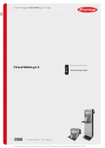 Fronius Virtual Welding 2.0 Operating Instructions Manual preview