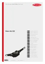 Preview for 1 page of Fronius Vizor Air/3X Operating Instructions Manual