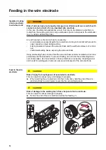 Preview for 54 page of Fronius VR 1500-PAP Operating Instructions Manual