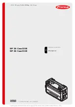 Preview for 1 page of Fronius WF 25i Case D200 Operating Instructions Manual