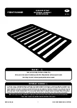 Предварительный просмотр 1 страницы Front Runner SLIMLINE II TRAY Universal Assembly Instructions