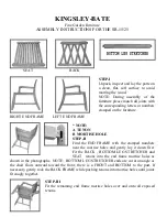 Preview for 1 page of Frontera KINGSLEY BATE Assembly Instructions