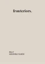 fronteriors BILLY Assembly Manual preview