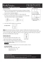 Preview for 3 page of Frontgate 158042 Assembly Instruction