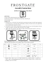 Preview for 8 page of Frontgate 28019 Assembly Instructions Manual