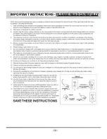 Preview for 2 page of Frontgate AURAPP15120SS Instruction Manual