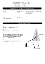 Предварительный просмотр 2 страницы Frontgate Holiday 151883 CLE Quick Start Manual