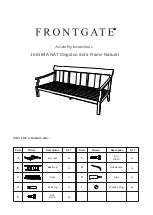 Frontgate Kingston 166184A NAT Assembly Instructions предпросмотр