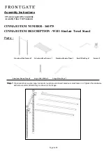 Frontgate Sinclair 160575 Assembly Instructions предпросмотр