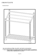 Предварительный просмотр 3 страницы Frontgate Sinclair 160575 Assembly Instructions