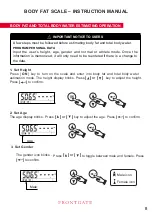 Preview for 8 page of Frontgate TFX500 Instruction Manual