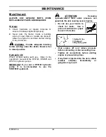 Предварительный просмотр 24 страницы Frontier BL2130 Operator'S Manual