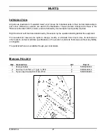 Предварительный просмотр 29 страницы Frontier BL2130 Operator'S Manual